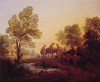 Gainsborough, Thomas - Evening Landscape